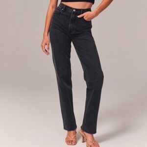 Abercrombie & Fitch The ‘90s Straight Ultra High Rise Jeans Size 29 8 long